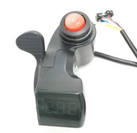 Ручка газа рычаг со светодиодным цифровым дисплеем и кнопкой 3 позиционной-Al