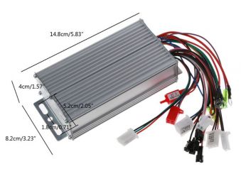 Контроллер бесщеточный (для двигателей bldc) 36/48 V 500 W-Al. 12 Mosfet