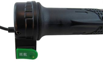 Ручка газа для электровелосипеда с кнопкой под сигнал-Al-B
